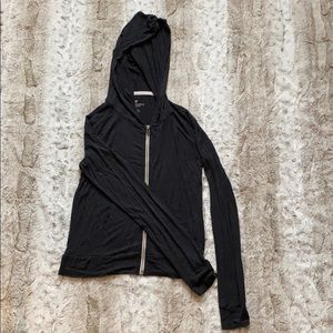 Women’s Dark Grey Zip-Up Hoodie